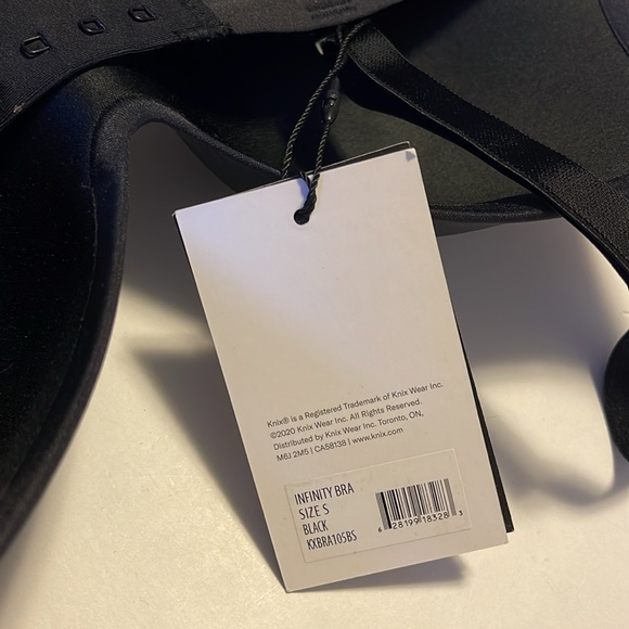 🆕 Knix “Infinity” Black Seamless Bra - Women’s Size Small - Picture 13 of 14